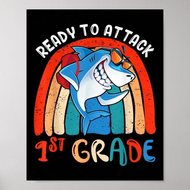 Bereit, Kinder der ersten Klasse anzugreifen Poster (Vorne)