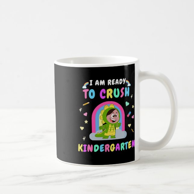 Bereit Kindergarten Mädchen Dinosaurier Ck zu zerq Kaffeetasse (Rechts)