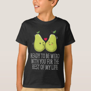 Bereit, mit Ihnen Hochzeit Verlobung _1 zu sein T-Shirt