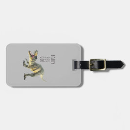 Bereit, Set, Go - Dinosaurier Gepäckmarke Gepäckanhänger