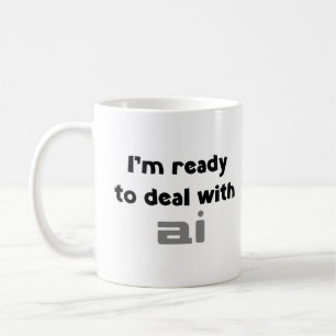 bereit, sich mit KI auseinanderzusetzen Kaffeetasse