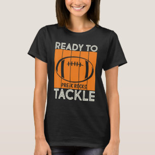 Bereit, um vor K Rocks Fußball zurück nach Schoo z T-Shirt