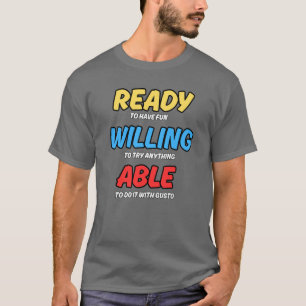 BEREIT, WILLIG UND FÄHIG - FUN-ADVENTURE-TEE T-Shirt
