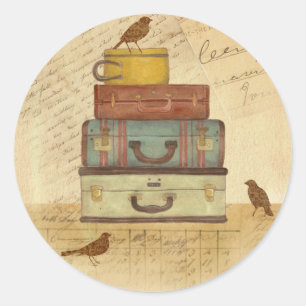 "Bereit zu fliegen" Vintage Style Design Aufkleber