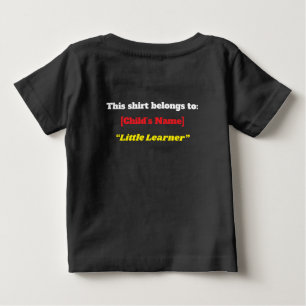 "Bereit zu lernen, bereit zu glänzen!" – Süße Kind Baby T-shirt