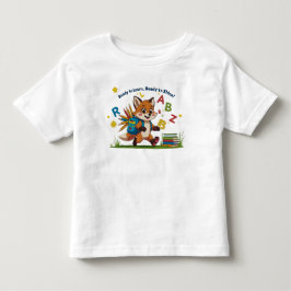 "Bereit zu lernen, bereit zu glänzen!" – Süße Kind Kleinkind T-shirt