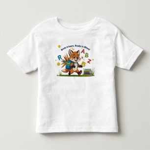 "Bereit zu lernen, bereit zu glänzen!" – Süße Kind Kleinkind T-shirt