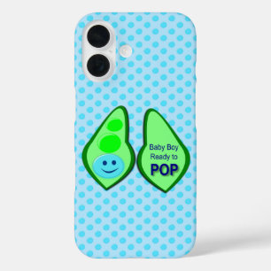 Bereit zu platzen Baby Boy Blue Erbse iPhone 16 Hülle