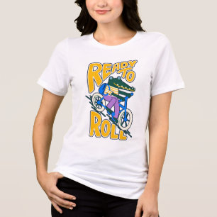 Bereit zum Abrollen Lustiges Retro-Radsport Tri-Blend Shirt
