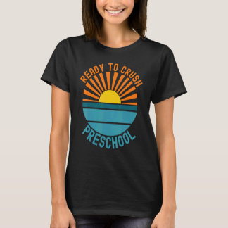 Bereit zum Absturz der Vorschule 2022 Sun pic Nied T-Shirt