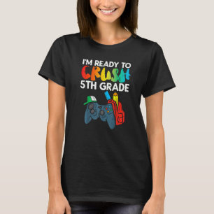 Bereit zum Absturz des 5. Grades des 5. Videospiel T-Shirt