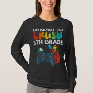 Bereit zum Absturz des 5. Grades des 5. Videospiel T-Shirt