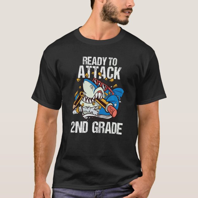 Bereit zum Angriff auf den 2. T-Shirt (Vorderseite)