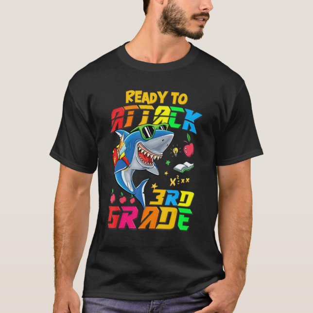 Bereit zum Angriff auf den 3. T-Shirt (Vorderseite)
