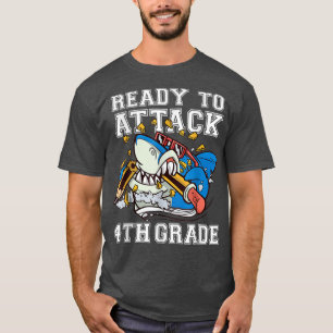 Bereit zum Angriff auf den 4. T-Shirt