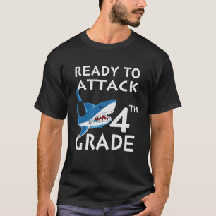 Bereit zum Angriff auf den 4. T-Shirt