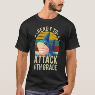 Bereit zum Angriff auf den 4. T-Shirt