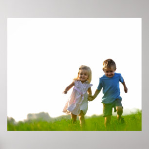 Bereit zum Anpassen des Bildes von Happy Boy & Gir Poster