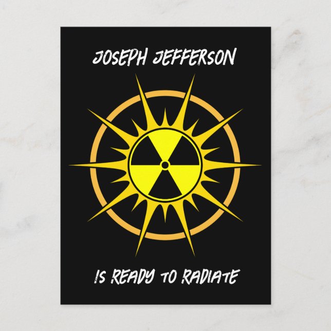 Bereit zum Ausstrahlen von Abschluss Einladungspostkarte (Vorderseite)