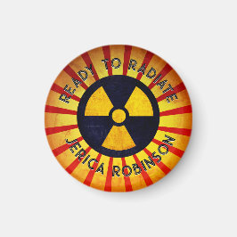 Bereit zum Ausstrahlen von Abschluss Magnet