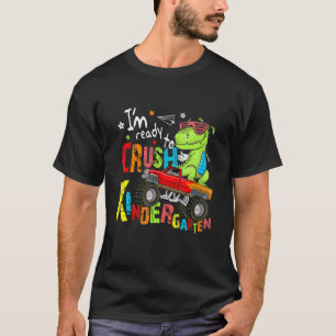 Bereit zum Crush Kindergarten Dinosaurier Monster T-Shirt