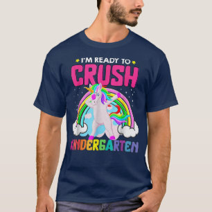 Bereit zum Crush Kindergarten Entschlacken Einhorn T-Shirt
