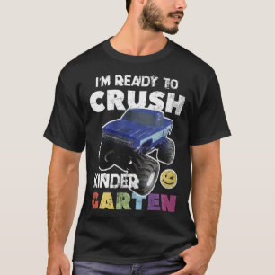Bereit zum Crush Kindergarten Monster Truck Boy zu T-Shirt