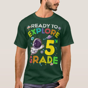 Bereit zum Entdecken des Niedlichen Astronauten-Ki T-Shirt