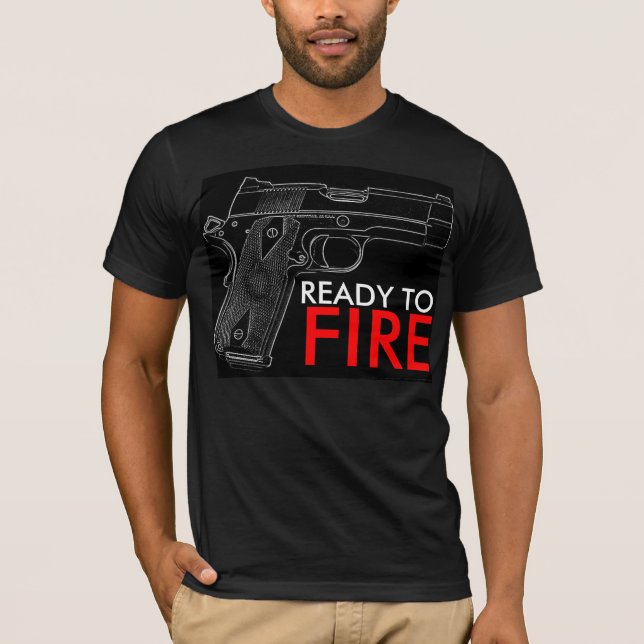 BEREIT ZUM FEUER T-Shirt (Vorderseite)