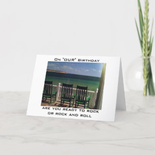 BEREIT ZUM GEBURTSTAG: ROCK ODER ROCK/ROLL KARTE