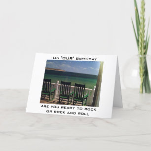 BEREIT ZUM GEBURTSTAG: ROCK ODER ROCK/ROLL KARTE