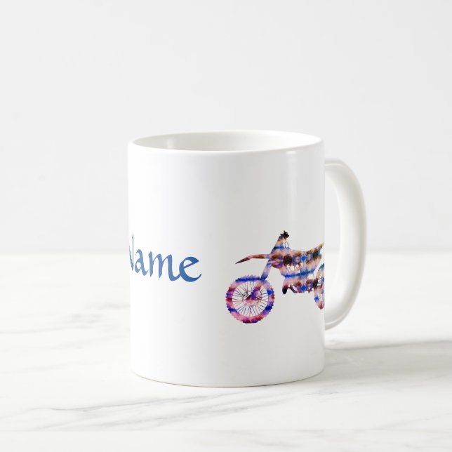 Bereit zum Gehen Kaffeetasse (VorderseiteRechts)