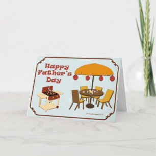 Bereit zum Grill-Vatertag Karte