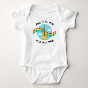 Bereit zum Jammen Personalisiertes Bodysuit Baby Strampler