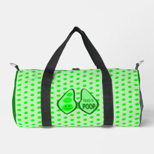 Bereit zum Kack der neuen Baby Funny Green Pea Dia Duffle Bag