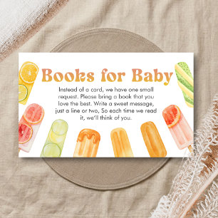 Bereit zum Knallen Popsicle-Baby-Party Bücher fürs Begleitkarte