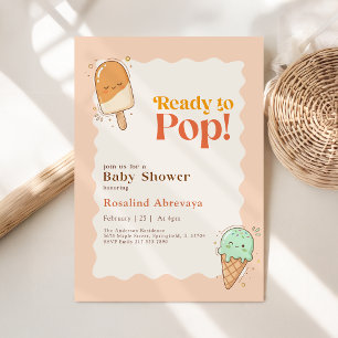 Bereit zum Knallen Süße Eis Am Sommer Baby Shower Einladung