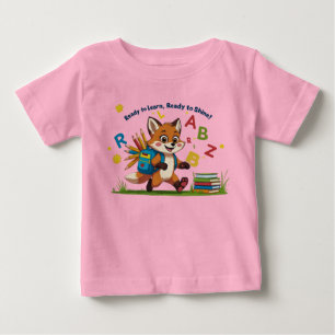 "Bereit zum Lernen, bereit zum Schein!" - Niedlich Baby T-shirt