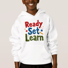 Bereit Zum Lernen Kinder T-Shirt Hoodie