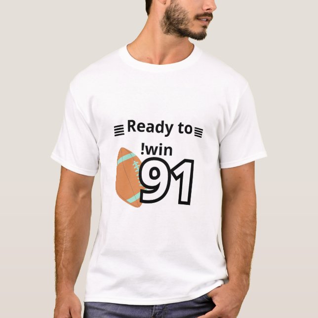 Bereit zum Motivierend T - Shirt (Vorderseite)