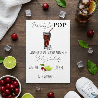 Bereit zum Platzen! Baby Shower Einladung