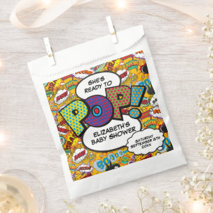 Bereit zum Platzen Baby Shower Lustiger Comic Geschenktütchen