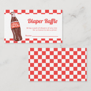 Bereit zum Platzen - Baby Shower Windel-Raffle Begleitkarte