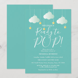 Bereit zum Platzen Twinkle Twinkle Baby Shower Einladung