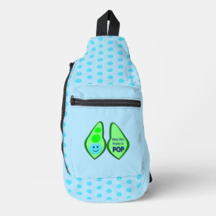 Bereit zum Pop Baby Boy Blue Pee Crossbody Bag