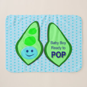 Bereit zum Pop Baby Boy Blue Pee Sherpadecke