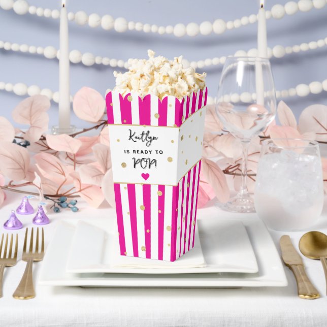 Bereit zum Pop! Babyparty Geschenkschachtel (Hochzeit)