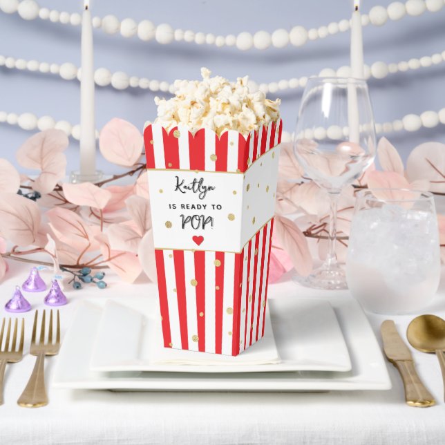 Bereit zum Pop! Babyparty Geschenkschachtel (Hochzeit)