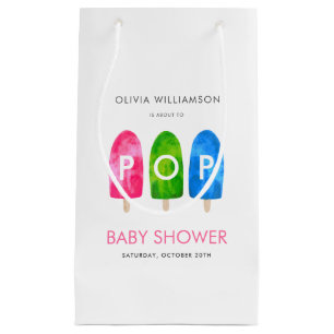 Bereit zum Pop bunt Popsicle Baby Dusche Kleine Geschenktüte