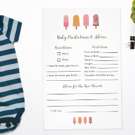 Bereit zum Pop Kinderdusche Vorhersagen Beratung S Flyer